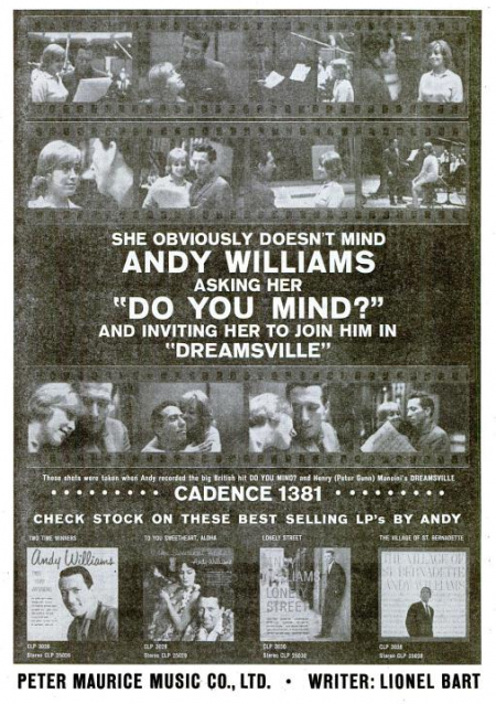 Andy Williams - Cadence records - 1960-05-30.png