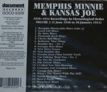 KANSAS JOE & MEMPHIS MINNIE