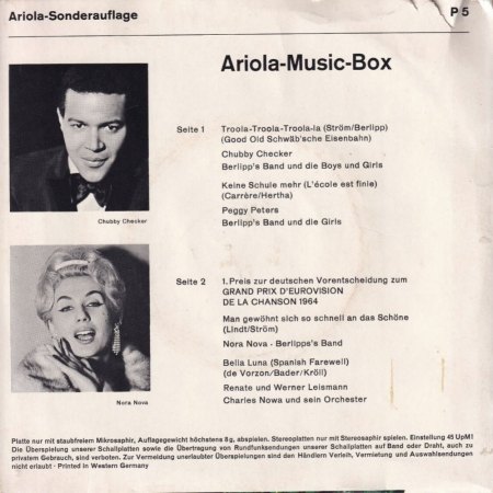 CHUBBY CHECKER auf Ariola