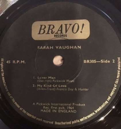 SARAH VAUGHAN