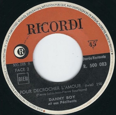 DANNY BOY & ses Penitents (= Claude Piron)