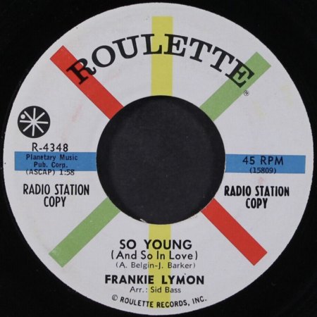 FRANKIE LYMON - die Singles