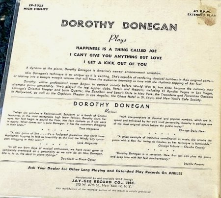 DOROTHY DONEGAN