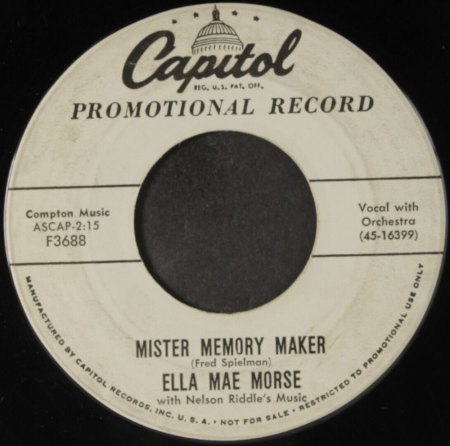 ELLA MAE MORSE