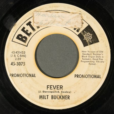 FEVER - Coverversion von Cindy Ellis 1959 auf Polydor !!