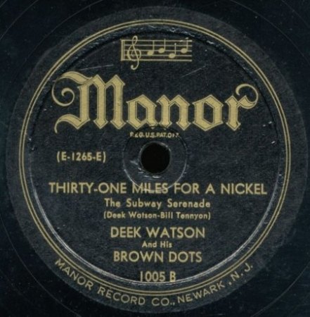 DEEK WATSON AND HIS BROWN DOTS