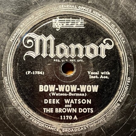 DEEK WATSON AND HIS BROWN DOTS