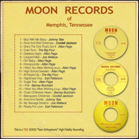 MOON Records of Memphis, Tennessee