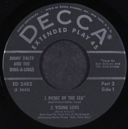 JIMMY DALEY and the Ding a Lings D-Brunswick LP
