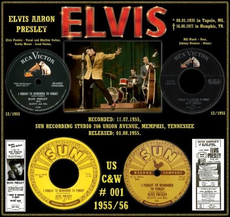 ELVIS PRESLEY - HOT 100 VON 1955