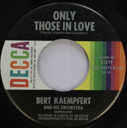 BERT KAEMPFERT - SINGLE DISCOGRAPHY