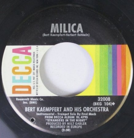 BERT KAEMPFERT - SINGLE DISCOGRAPHY