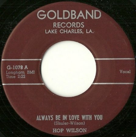 HOP WILSON (Poppa Hop, Poppy Hop)