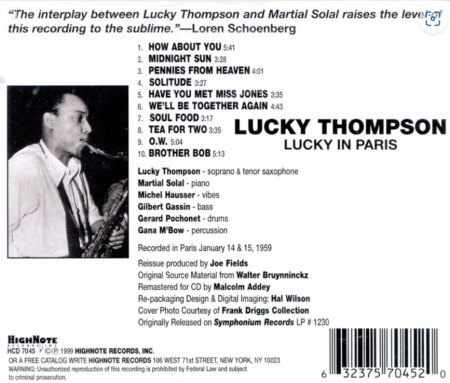 LUCKY THOMPSON