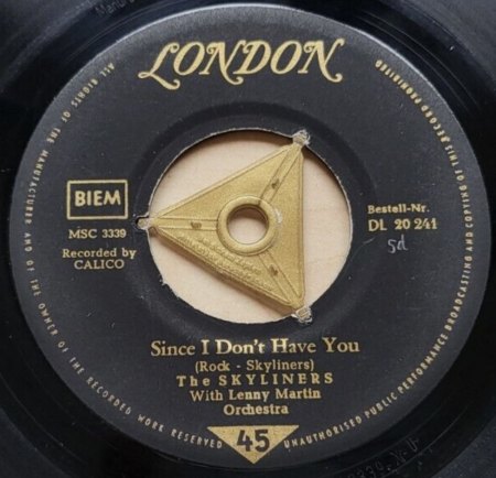 SKYLINERS - weißer Doo-Wop