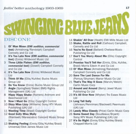 SWINGING BLUE JEANS