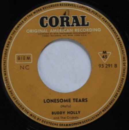 Buddy Holly - Buddy's deutsche Coral-Singles