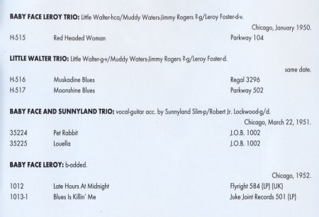 LEROY FOSTER (Baby Face Leroy, Baby Face)