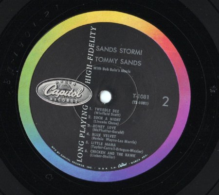 TOMMY SANDS LPs