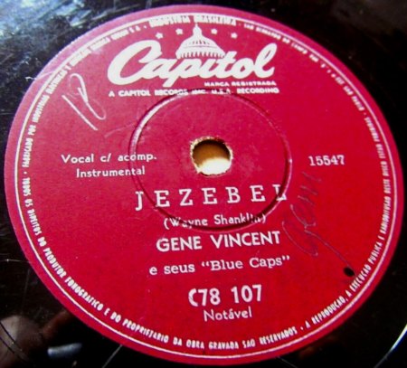 Gene Vincent - 78rpm