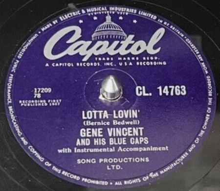 Gene Vincent - 78rpm