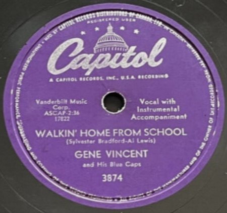 Gene Vincent - 78rpm
