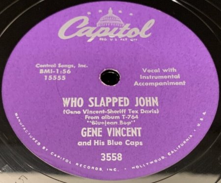 Gene Vincent - 78rpm