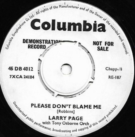 LARRY PAGE - vom Sänger zum Produzenten