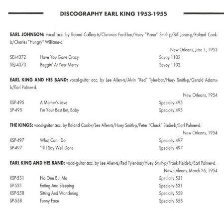 EARL KING
