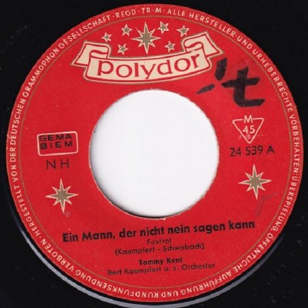 BERT KAEMPFERT - SOLO, BEGLEITUNG UND ARR bis 1957 POLYDOR