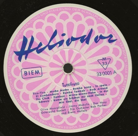 BERT KAEMPFERT - BOB PARKER AUF HELIODOR
