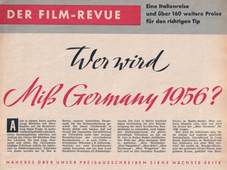 FILMSTARS UND STERNCHEN DER 50er JAHRE