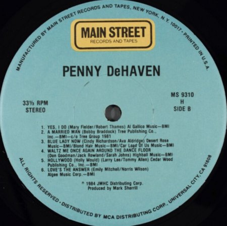 PENNY DeHAVEN (PENNY STARR)