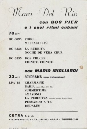 MARA DEL RIO
