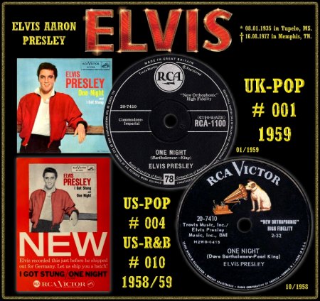 ELVIS PRESLEY - HOT 100 - 1958