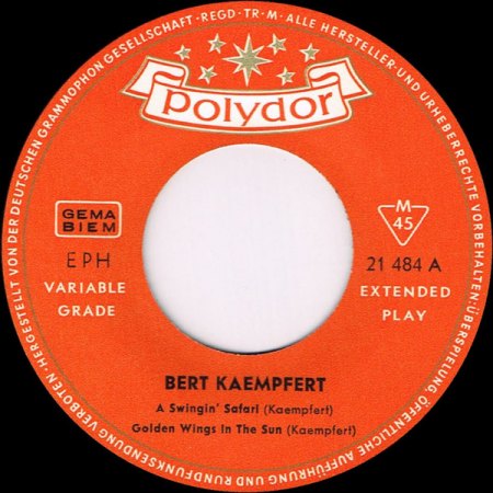 BERT KAEMPFERT - POLYDOR EP's GER