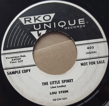 LOU STEIN, Piano