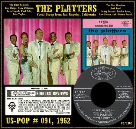 PLATTERS - HOT 100 VON 1962