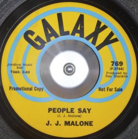 J. J. MALONE