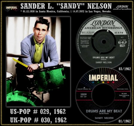 SANDY NELSON - HOT 100 - 1962