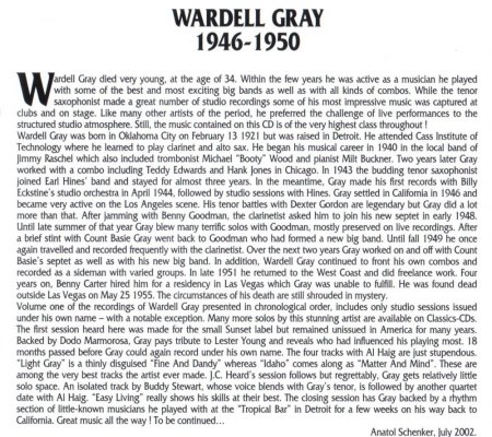 WARDELL GRAY