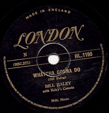 - Bill Haley  London / Export  10 Inch -