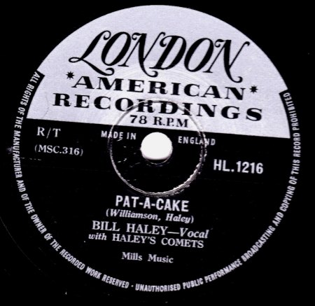 - Bill Haley  London / Export  10 Inch -