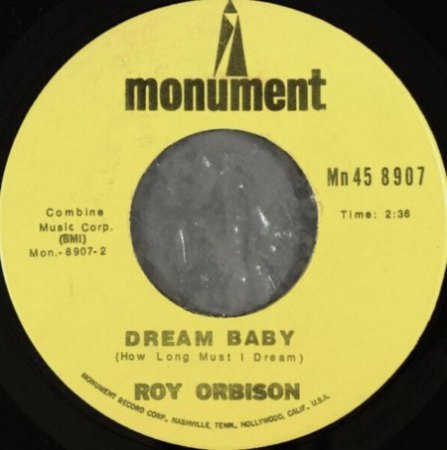 DREAM BABY - Roy Orbison - deutsch von Billy Mo