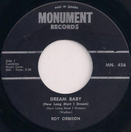 DREAM BABY - Roy Orbison - deutsch von Billy Mo