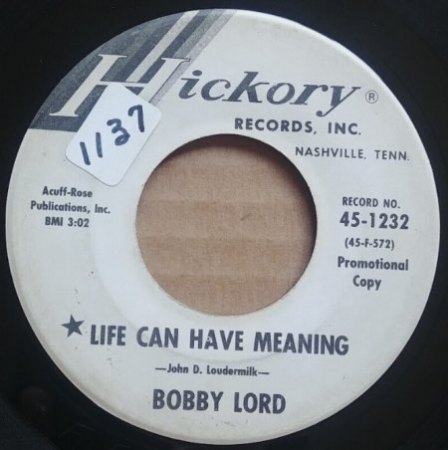 BOBBY LORD