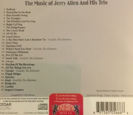 JERRY ALLEN & HIS TRIO