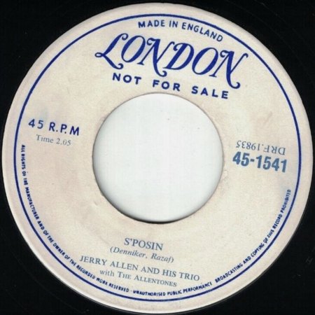 JERRY ALLEN & HIS TRIO
