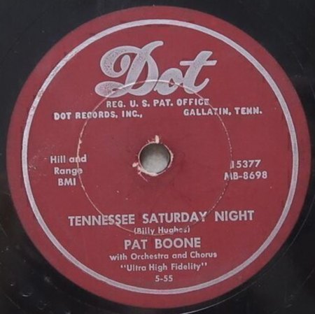 Pat Boone - auf 78 RPM