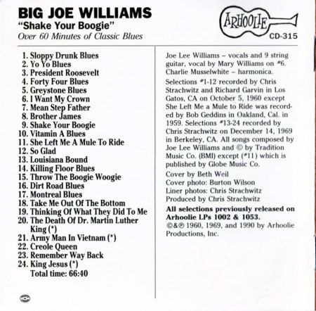 BIG JOE WILLIAMS